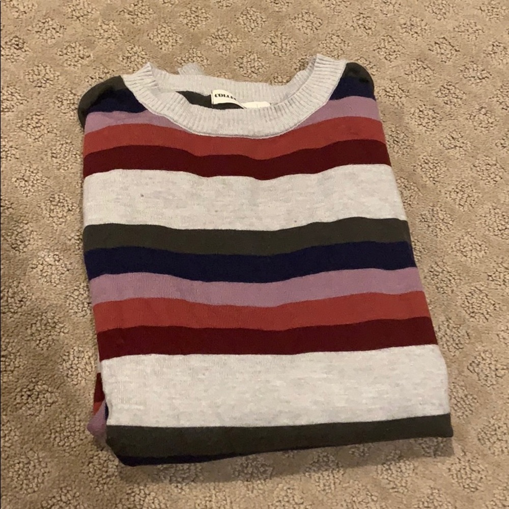 Multi-colored light sweater